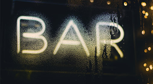 Bar lumière nuit